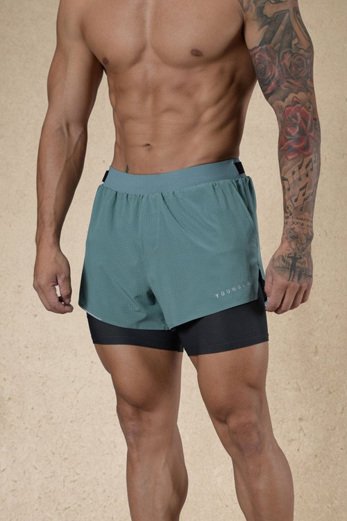 YoungLA 124 - 6am Compression Shorts Vert | 954-YZVPIR