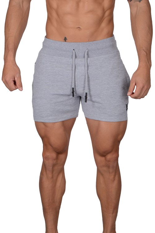 YoungLA 126 Interlock Shorts Grise | 367-NIQXSW