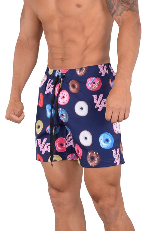 YoungLA 128 Abstract Swim Shorts '22 Donut | 483-UNBXZA