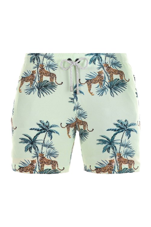 YoungLA 128 Abstract Swim Shorts '22 Tropical Cheetah | 760-UZBAMX