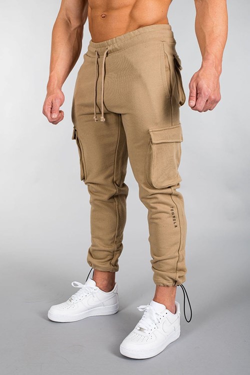 YoungLA 206 Rambo Combat Joggers Taupe | 560-ZOHGKL