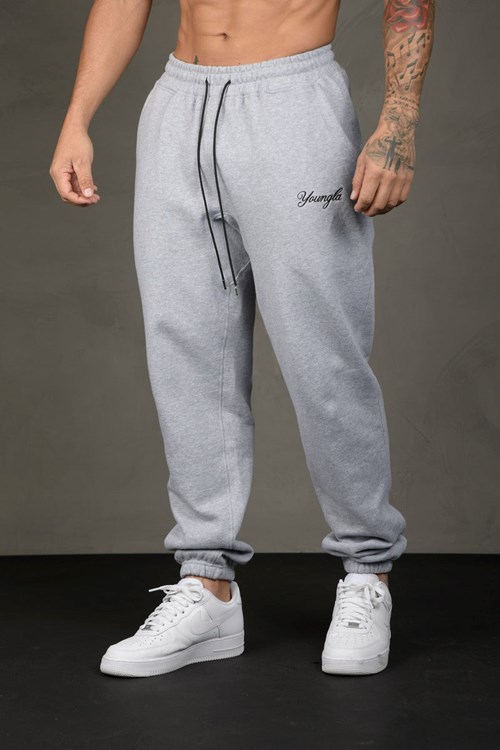 YoungLA 211 For Him Joggers Grise | 687-FUQRMT