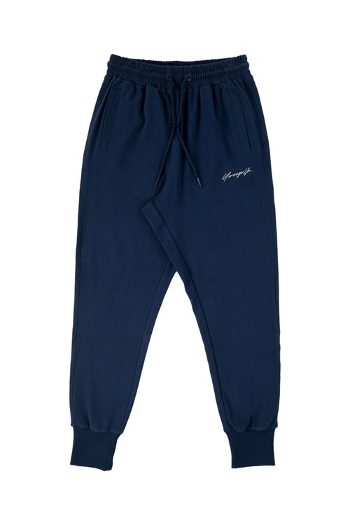 YoungLA 228 Cloud Joggers Bleu Marine | 925-BDNWET