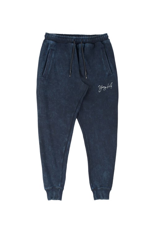 YoungLA 230 Gin N Juice Joggers Bleu Foncé Lavage | 876-VQFTKH