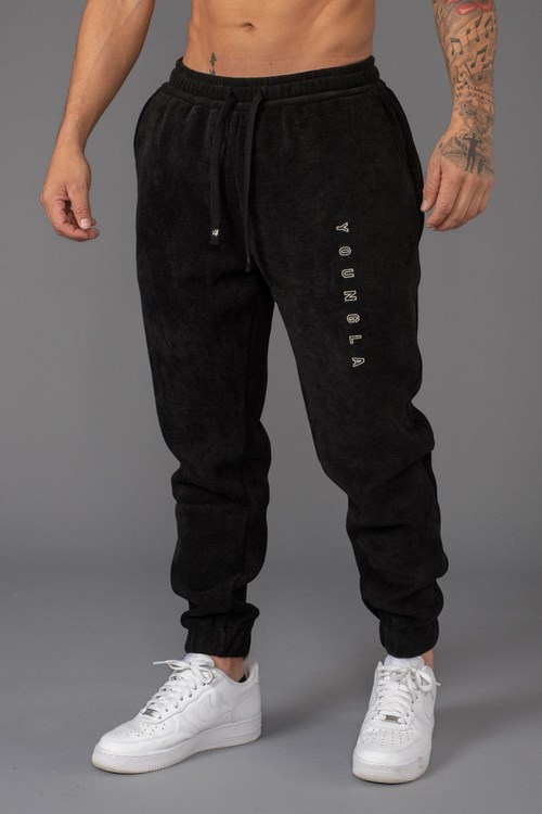 YoungLA 244 Aspen Joggers Noir | 682-ZUCFWG