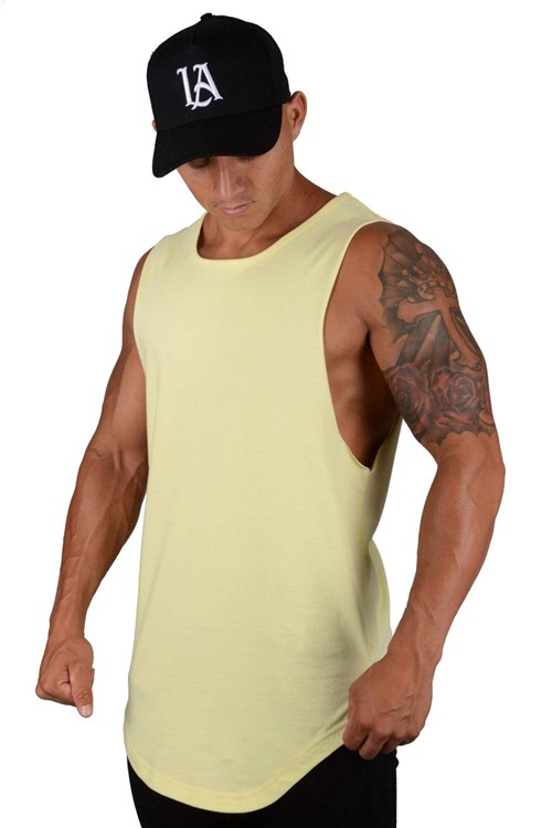 YoungLA 308 Muscle Tanks Jaune | 179-XHTVDJ