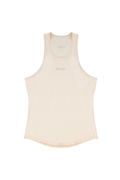 YoungLA 309 Signature Tanks Off-White | 561-YUCSFT