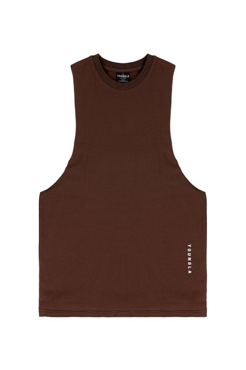 YoungLA 317 Delt Tanks Marron | 481-MUOLIA