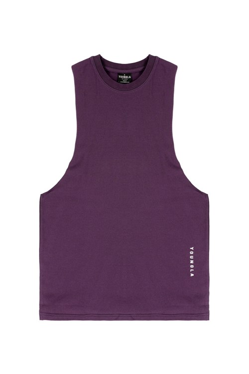 YoungLA 317 Delt Tanks Violette | 097-BENSIJ