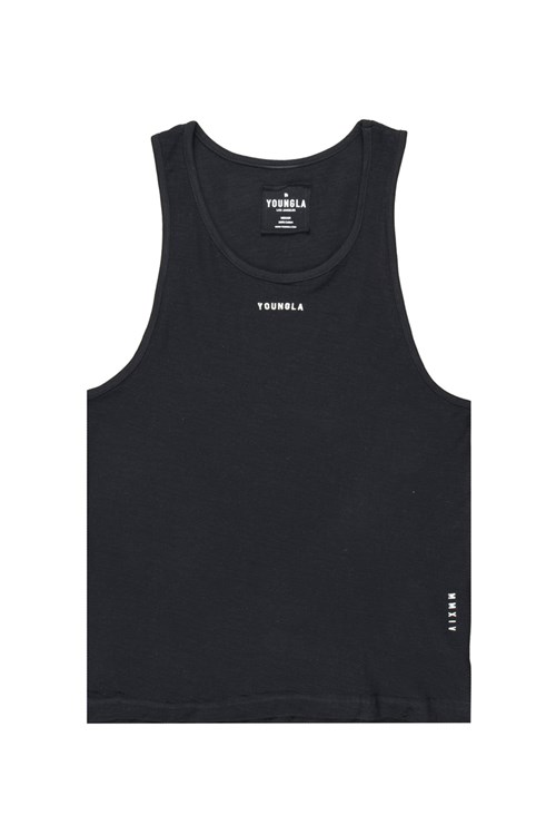 YoungLA 325 Marine Slub Tanks Noir | 471-SWOGPC