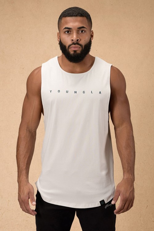 YoungLA 332 Infinity Muscle Tanks Grise Clair | 468-ECBVWM