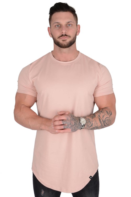 YoungLA 402 Perfect Tee - Scallop Bottom Salmon | 278-EXUVIL