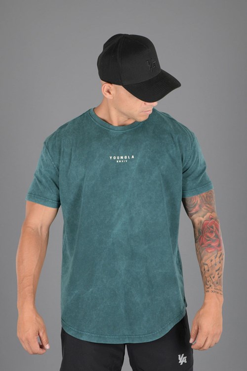 YoungLA 405 Tee Wavy Collection Lavage | 935-VMIRAN