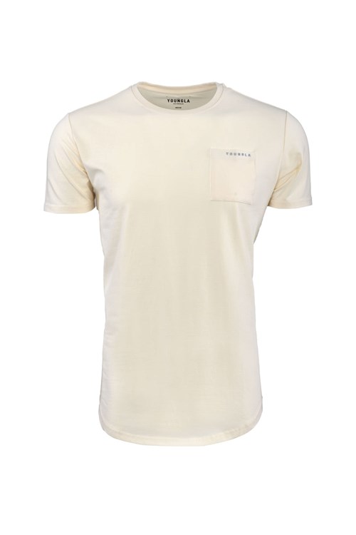 YoungLA 406 Perfect Pocket Tee Off-White | 790-XSCKLV