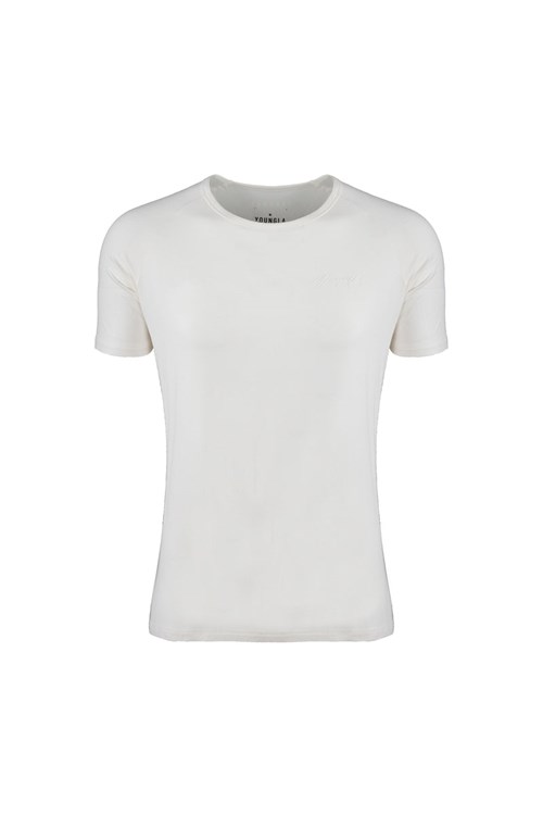 YoungLA 422 Fitted Delt Tee Blanche | 758-SGNWQB