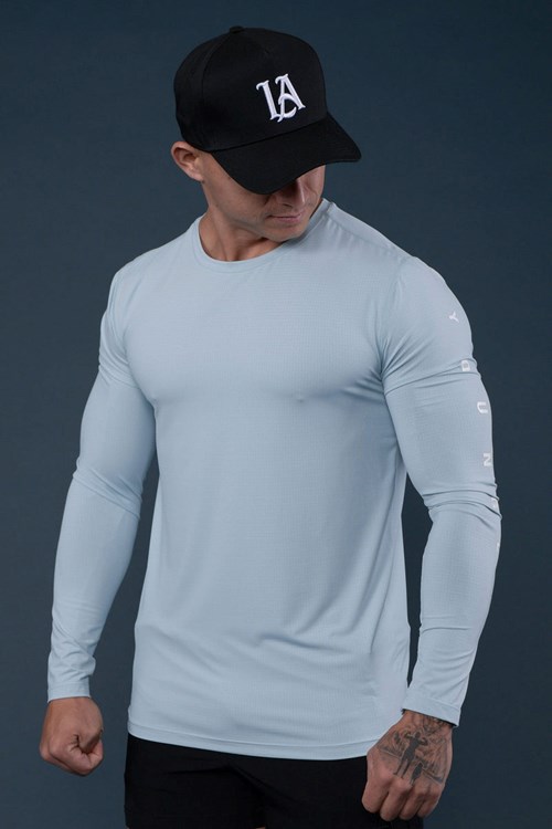 YoungLA 424 Zephyr Compression Long Sleeves Vert | 176-LNRCFK