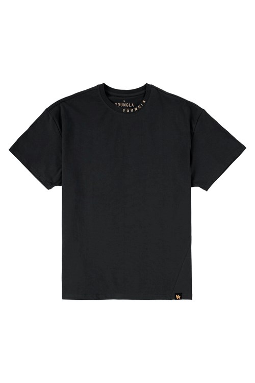 YoungLA 429 Trademark Tees Noir | 498-LVYXNU