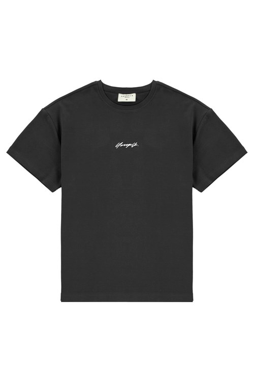 YoungLA 430 Oversized Cloud Foam Tee Noir | 461-WPNFOT