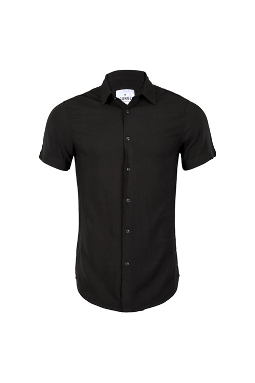 YoungLA 439 Miami Vice Corta Sleeve Shirts Noir | 529-LMADKQ