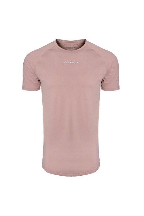 YoungLA 440 Performance Line Corta Sleeve Shirts Salmon | 041-YTDVLG