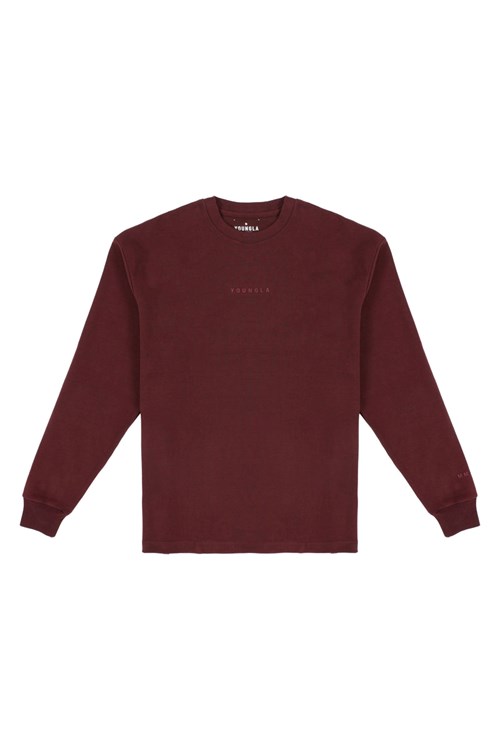 YoungLA 450 Cloud Foam Long Sleeves Wine | 789-SQFMJH