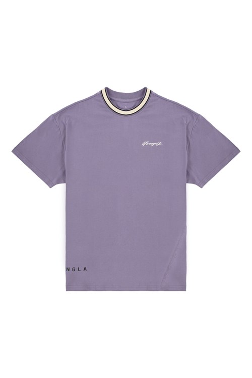 YoungLA 451 Noble Tees Violette | 974-CLPTZM