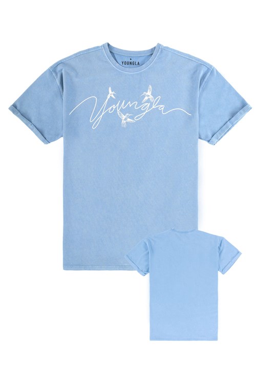 YoungLA 452 The Flock Tees Hummingbird Signature | 697-LWMGRS