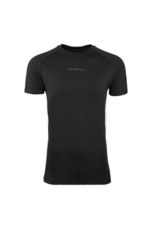 YoungLA 454 New Gen Compression Tee Noir | 621-MLJWGB