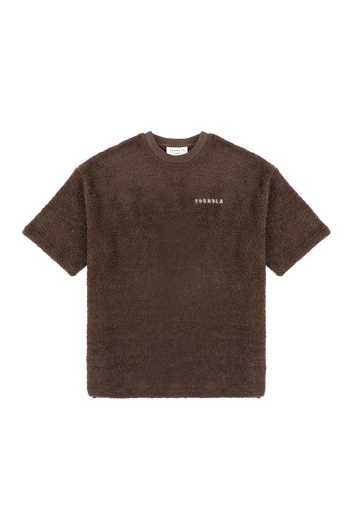 YoungLA 457 Cozy Tees Marron | 460-MPXQIV