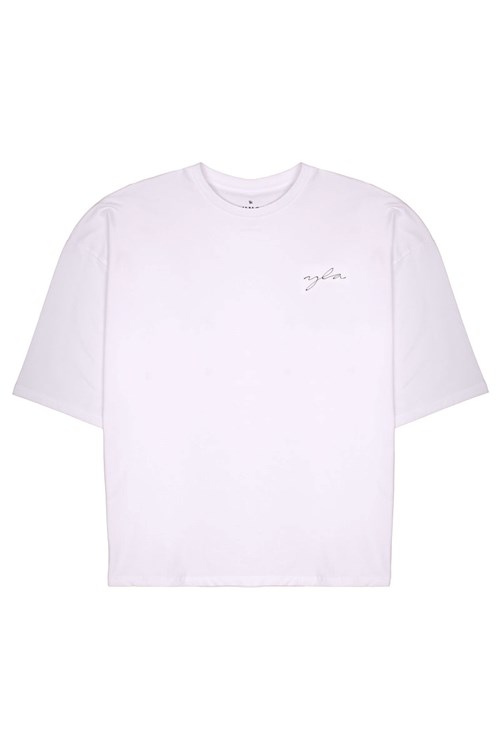 YoungLA 464 Skyline Super Sized Tees Blanche Lavage | 913-ZPCTLF