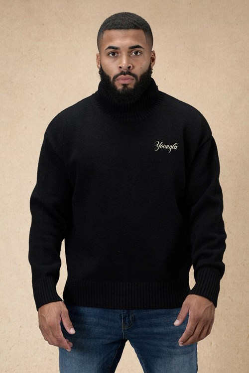 YoungLA 512 Royalty Sweaters Noir | 269-PXCLUF