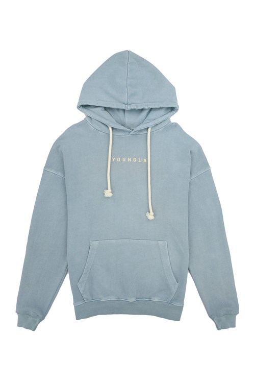 YoungLA 513 Skyline Hoodies Bleu Lavage | 139-OLGYBX