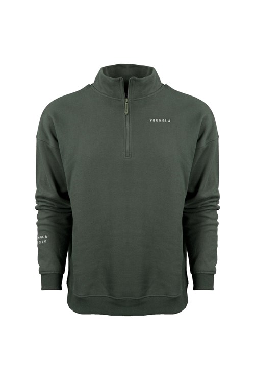 YoungLA 516 Alumni Quarter Zips Vert | 584-XFHGCO