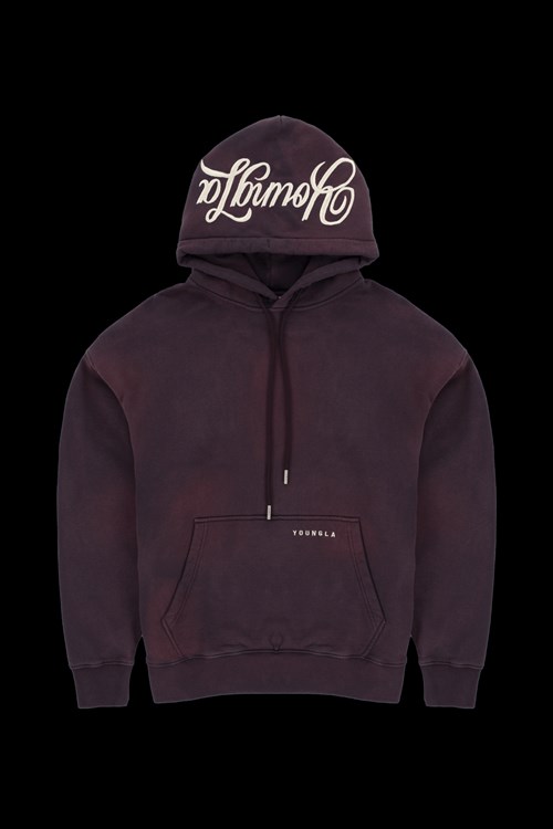 YoungLA 549 Phantom Hoodies Violette Lavage | 610-YGHXJO