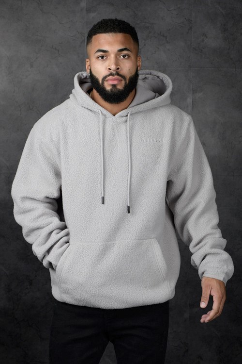 YoungLA 552 The Plush Pullovers Grise Clair | 672-OQDWUN