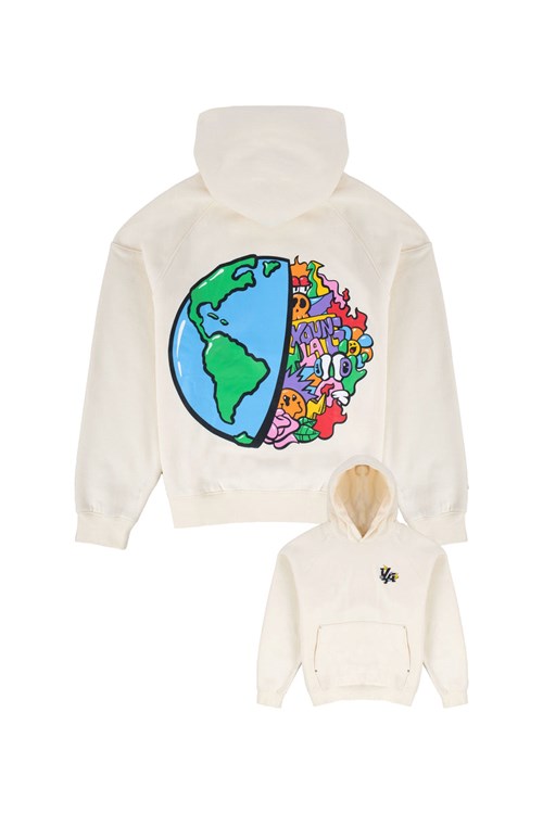 YoungLA 559 Global Meltdown hoodies Off-White | 078-BUFDLO