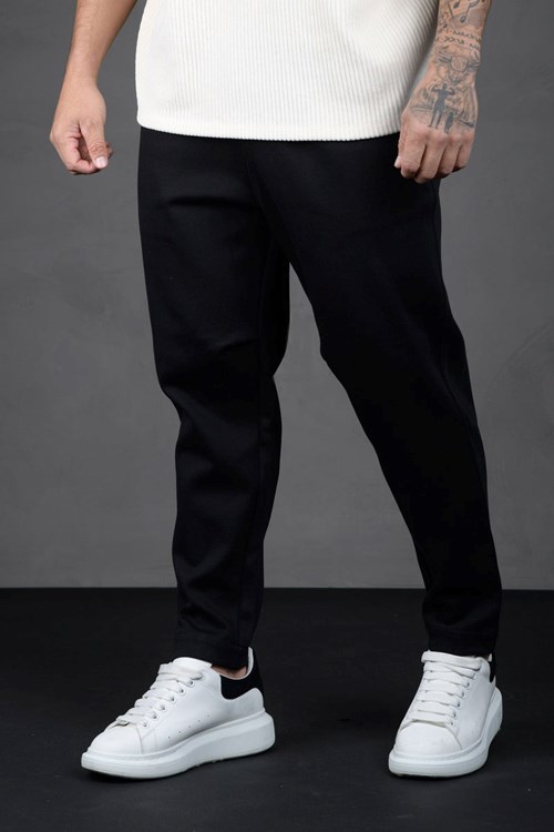 YoungLA 620 Cafe Trousers Noir | 154-DKZTSM