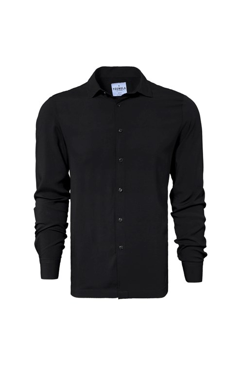 YoungLA 804 Scarface Viscose Shirts Noir | 471-GODBFR