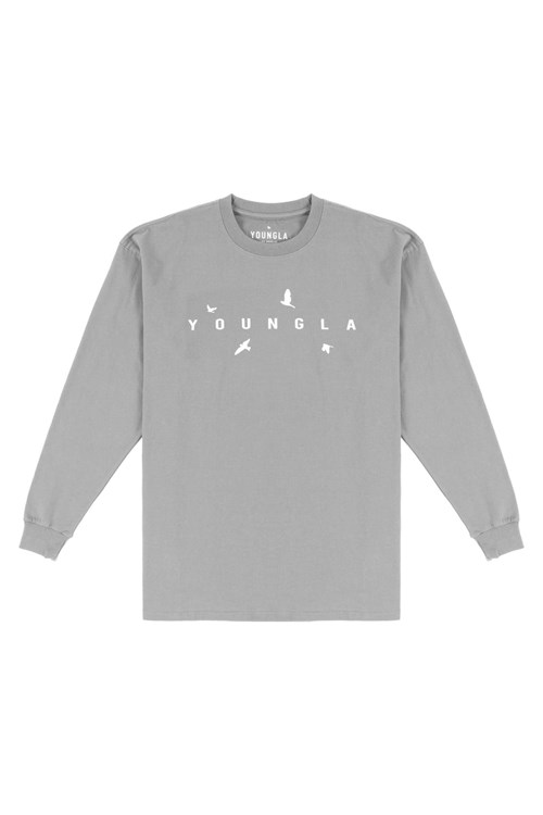 YoungLA 811 Liberty Long Sleeves Grise | 948-ZHLDOE