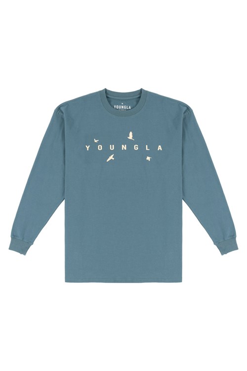 YoungLA 811 Liberty Long Sleeves Teal | 964-YMQXCS