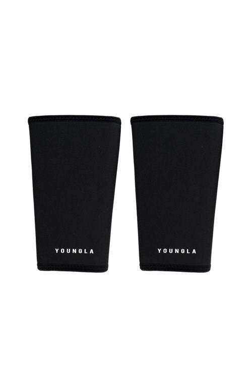 YoungLA 914 Knee Sleeves Noir | 089-FMHOBQ