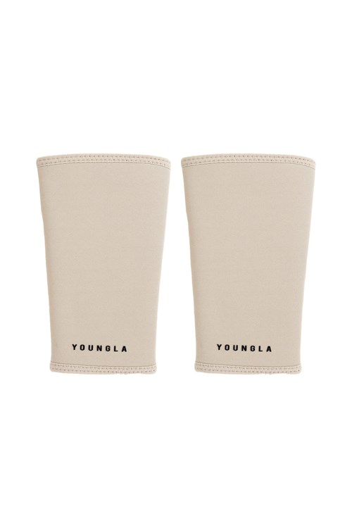 YoungLA 914 Knee Sleeves Tan | 574-OHITAV