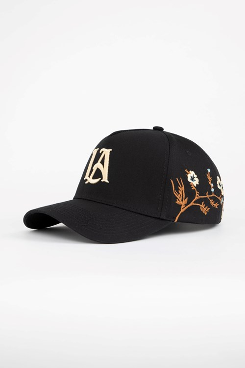 YoungLA 918 LA Branch Hats Noir | 027-OUJMWH