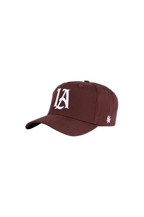 YoungLA 920 A-Frame LA Snapback Hat 2.0 Wine | 095-DGNJVX