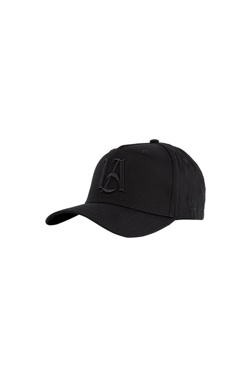 YoungLA 920 A-Frame LA Snapback Hat 2.0 Noir | 614-AQNMUI