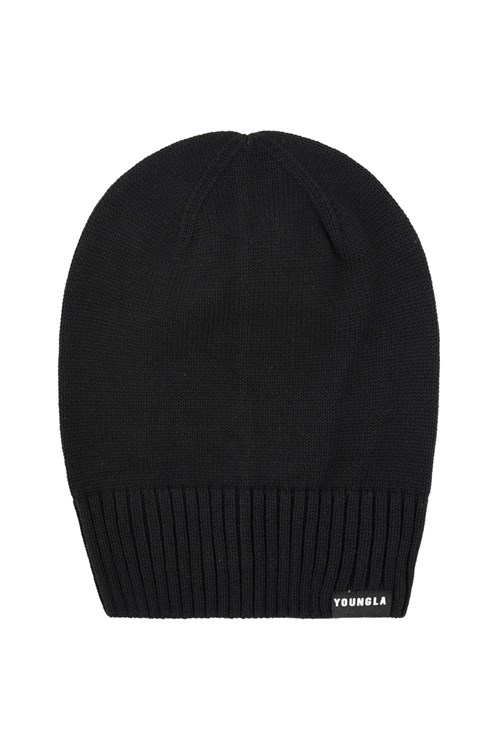 YoungLA 928 Essential Beanies Noir | 375-XRMJUW