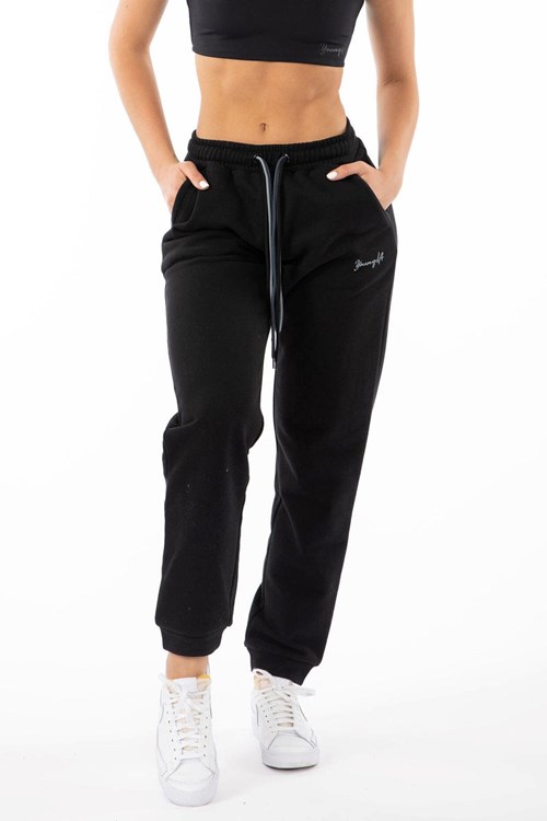 YoungLA W207 Triple String Joggers Noir | 260-BLRXEV