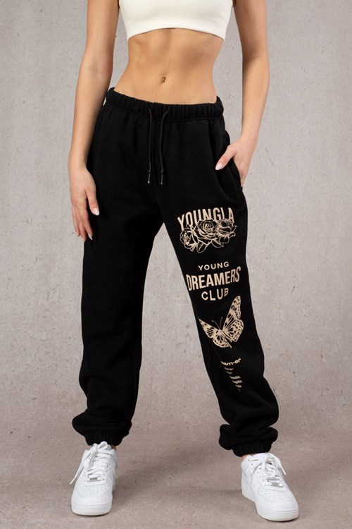 YoungLA W211 Dreamers Joggers Noir | 610-XSWELJ