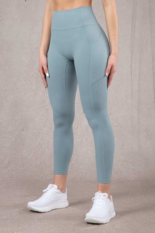 YoungLA W214 Power Leggings Slate | 864-XKJGNR